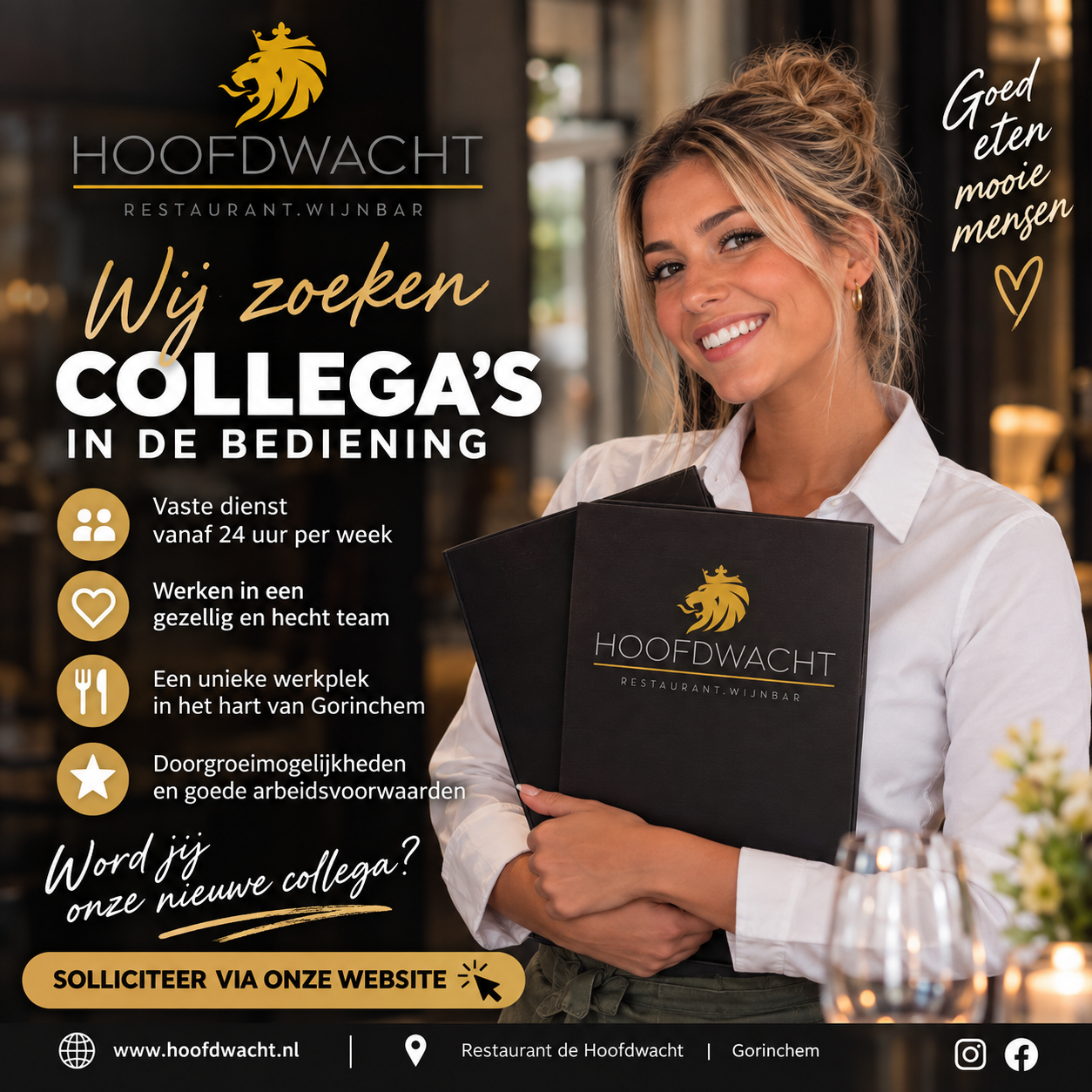 Werken bij De Hoofdwacht
